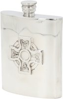 Pinder Hip Flask 291 Flask Celtic Cross