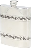 Pinder Hip Flask 694 Flask Thistle Ribbons