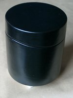 Pfeifenzubehör Tabaktöpfe  Guy Janot Keramik Geo Rund Schwarz (11040)