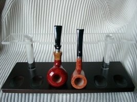 Pfeifenzubehör Pfeifenständer  Guy Janot 6er Buche dunkelbraun (7324)