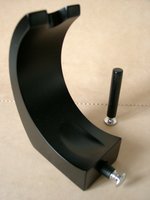 Pfeifenzubehör Pfeifenständer  Guy Janot 1er Halbmond schwarz mit Stopfer (7110)