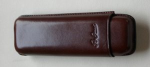 Zigarrenzubehör Etui  Guy Janot 3er Corona-Etui v8074