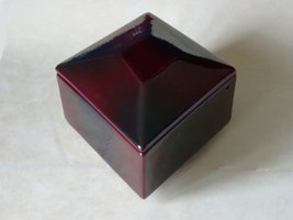 Pfeifenzubehör Tabaktöpfe  Guy Janot Keramik Geo Raute Bordeaux (11007)