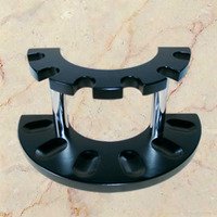 Pfeifenzubehör Pfeifenständer  Guy Janot 6er Buche schwarz Halbkreis (7115)