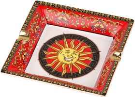 Zigarrenzubehör Aschenbecher  Classic Sonne Rot Groß (513211)