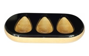 Pfeifenzubehör Pfeifenständer  Rozzino Esche/Acryl  3er (30863)