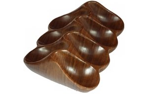 Pfeifenzubehör Pfeifenständer  Rozzino afrikanisches Kalaoholz 7er (711)