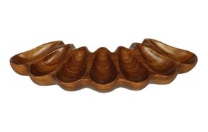 Pfeifenzubehör Pfeifenständer  Rozzino afrikanisches Kalaoholz 7er (838)