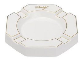 Zigarrenzubehör Aschenbecher  Davidoff Weiss Small (21560) Ohne Umkarton