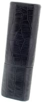 Zigarrenzubehör Etui  Martin Wess 2er Kroko schwarz (662)
