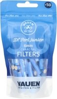 Vauen Dr. Perl Junior Charcoal Filter 6mm The Blue Ones (50 pcs.)