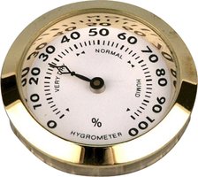Zigarrenzubehör Humidorzubehör  Classic gold Durchmesser 37mm (596001)