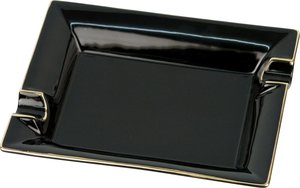 Zigarrenzubehör Aschenbecher  Classic Schwarz (513282)