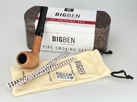 Pfeifen Pfeifen Sets  Big Ben pure straight (teilweise offene Borke)