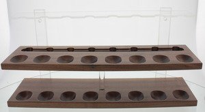 Pfeifenzubehör Pfeifenständer  Guy Janot 16er Nussbaum - (7850)