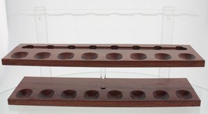 Pfeifenzubehör Pfeifenständer  Guy Janot 16er Bubinga - (7250)