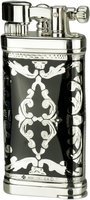 Pfeifenzubehör Pfeifenfeuerzeug  Sillems Doubleside Schwarz (1990S)