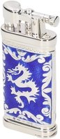 Sillems IM Corona Old Boy Epoque Antique Doubleside Dragon Enamel royal blue (1991RB)