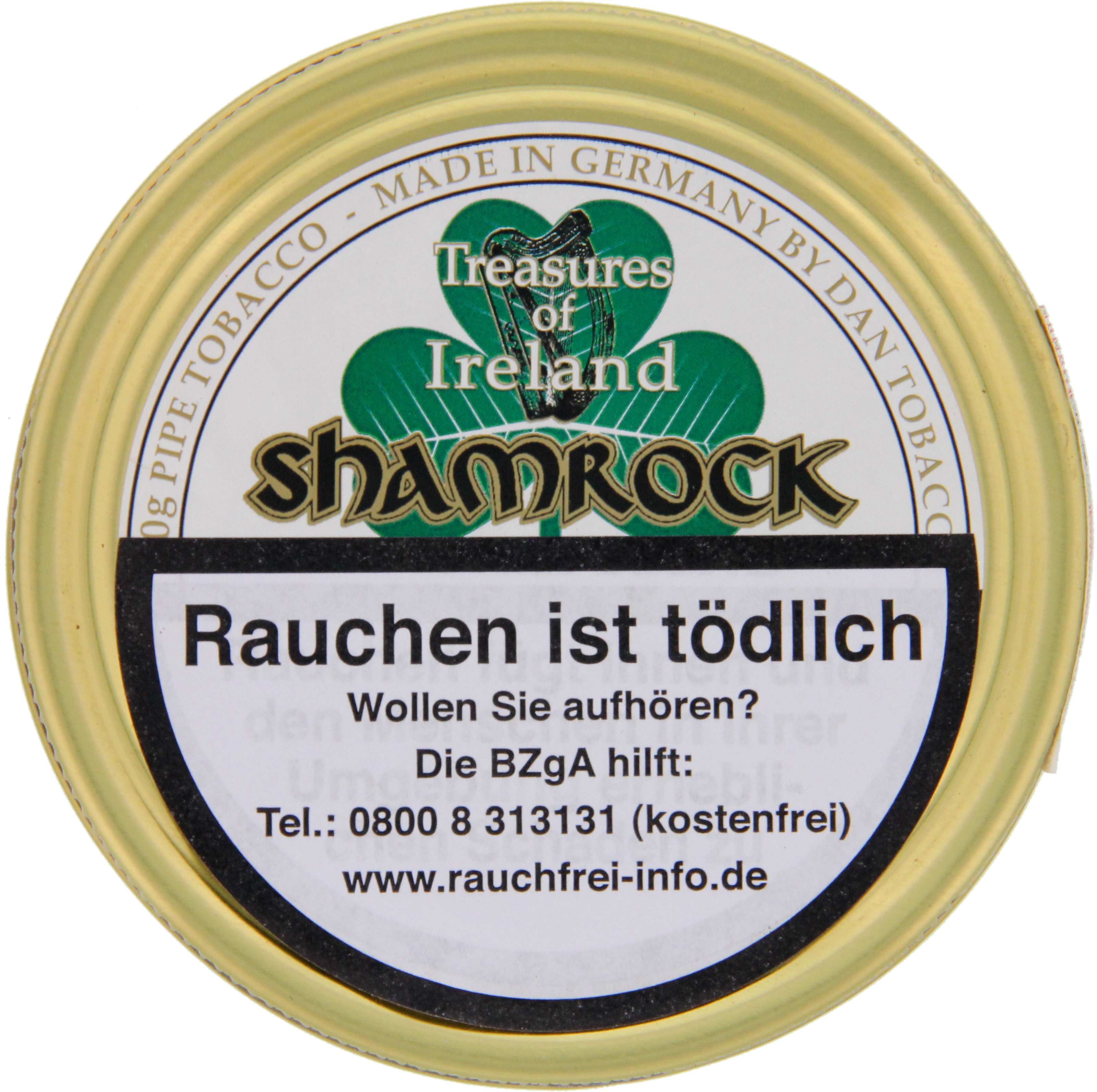 Dan Tobacco Treasures of Ireland Shamrock 50g Dose Cigarworld.de