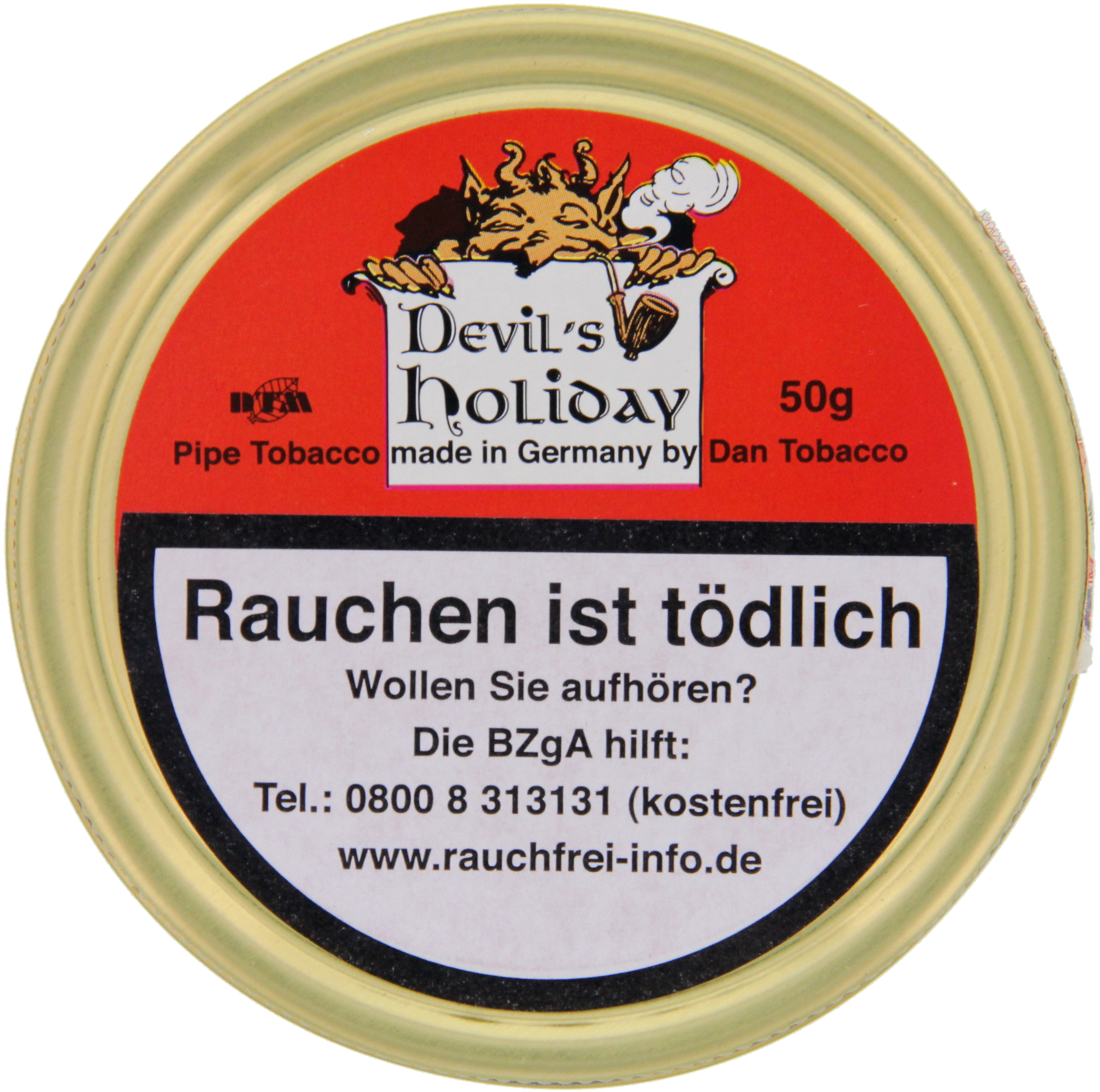 Dan Tobacco DTM Pfeifentabak Devil's Holiday 50g Dose