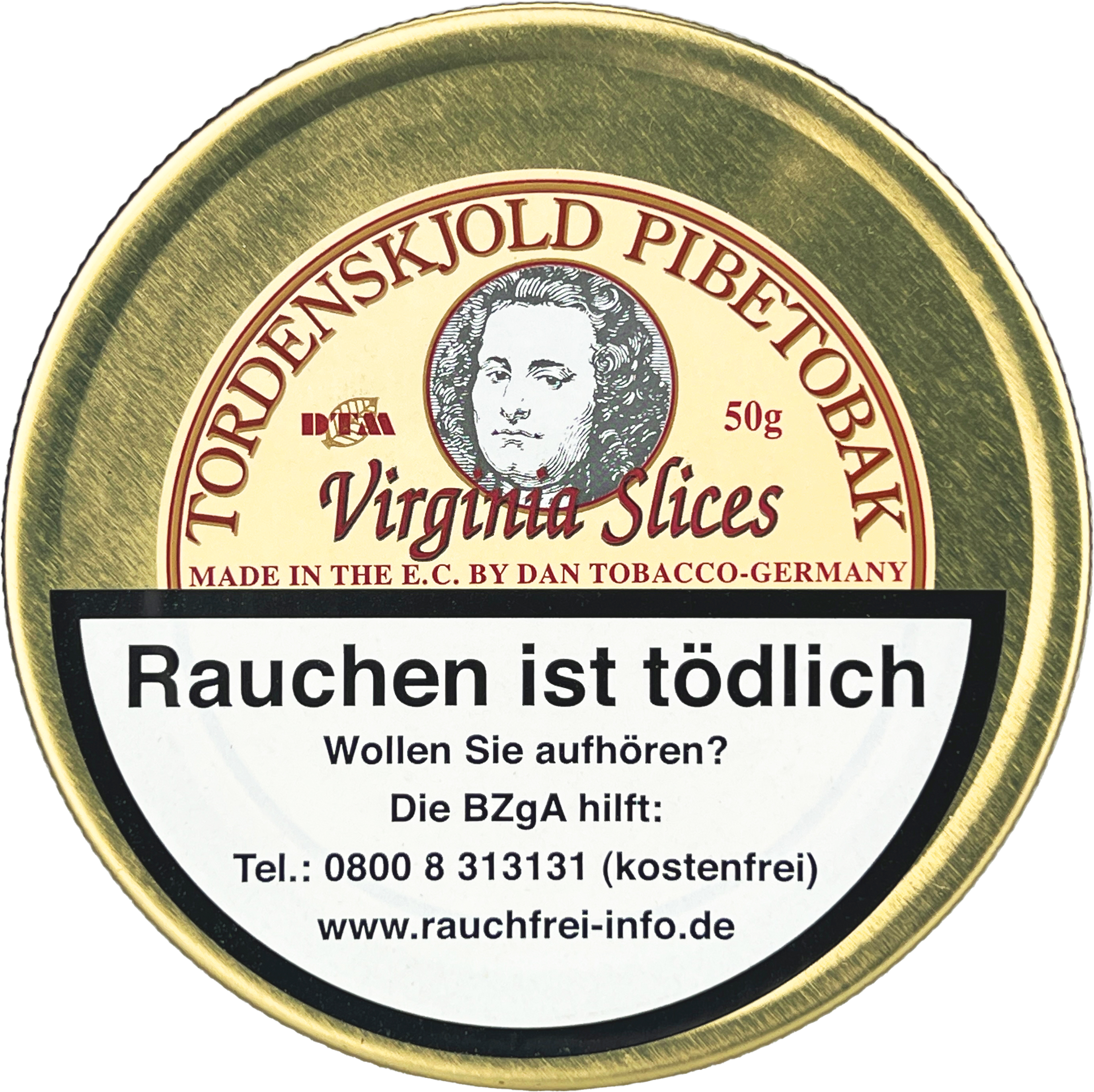 virginia slices tobacco Dan Tobacco DTM Pipe Tobacco Tordenskjold Pibetobak Virginia Slices 50g  Dose