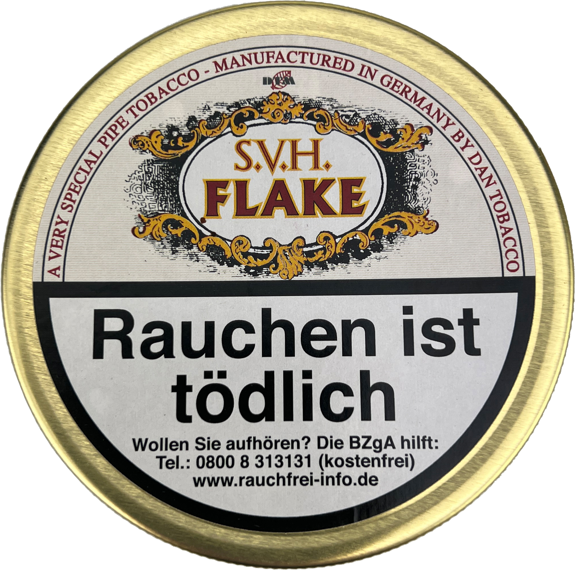 Dan Tobacco DTM Pipe Tobacco S.V.H. Flake (ehemals Sweet Vanilla Honeydew)  50g Dose