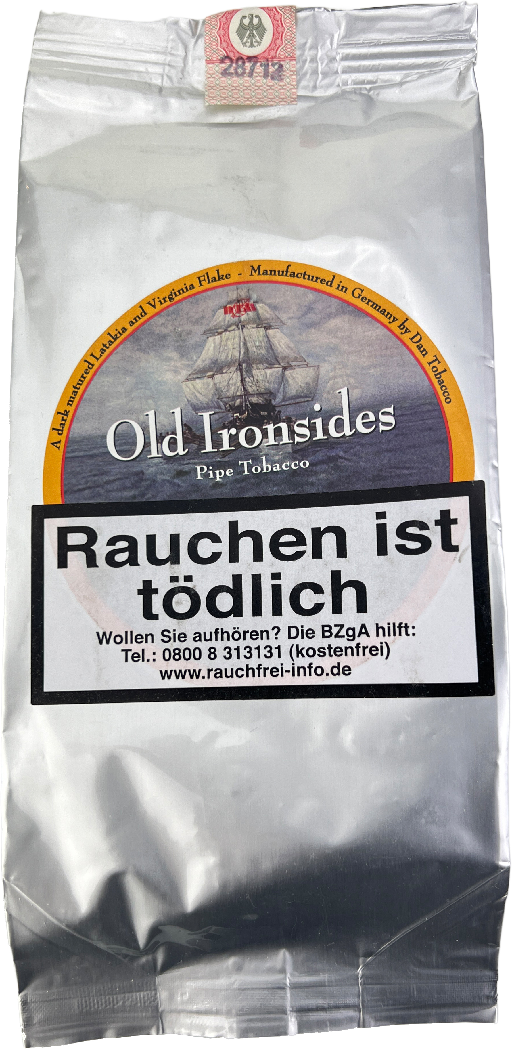 dan tobacco old ironsides Dan Tobacco DTM Pfeifentabak Old Ironsides 250g Pouch