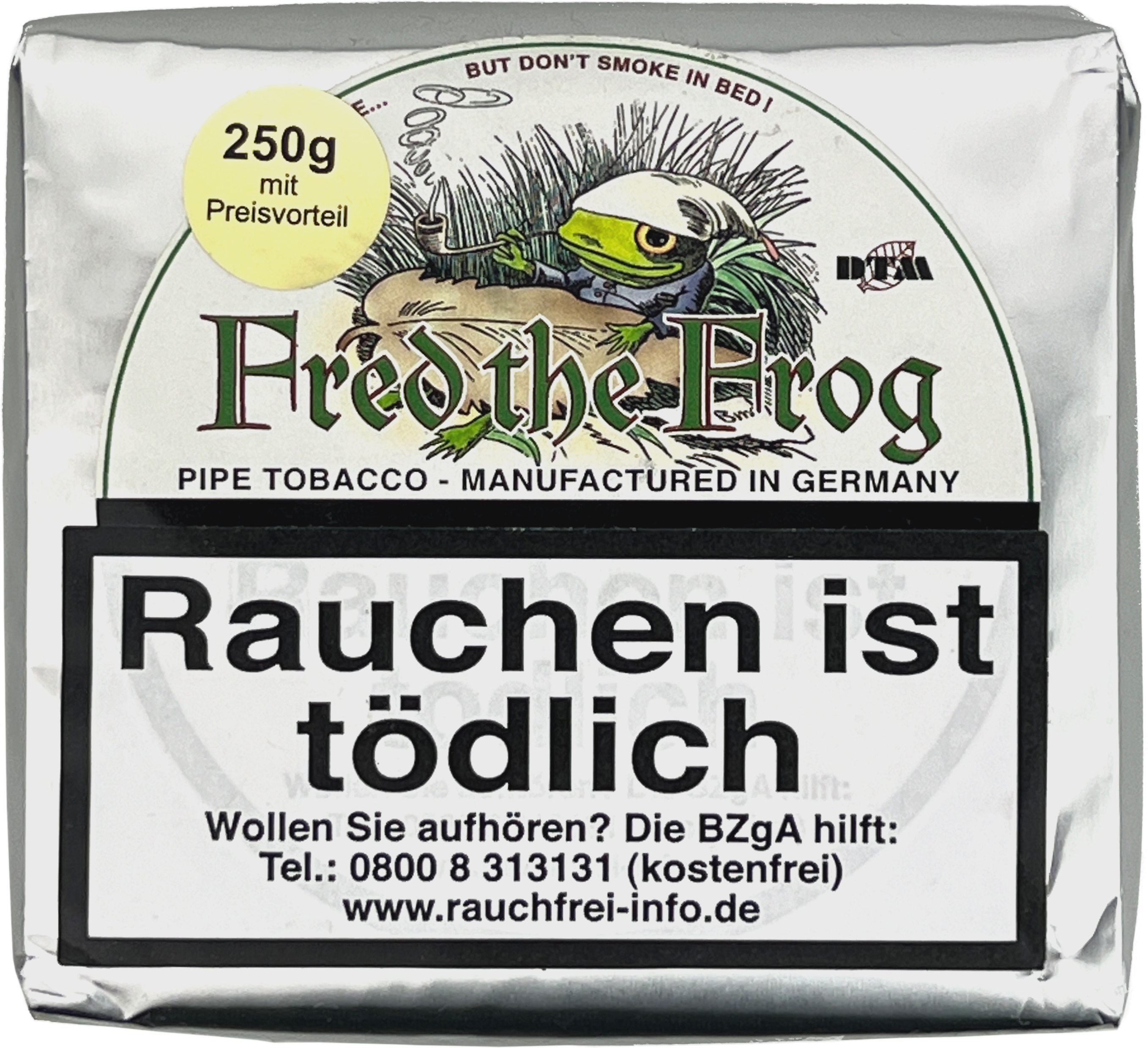 fred the frog tobacco Dan Tobacco DTM Pfeifentabak Fred the Frog 250g Pouch