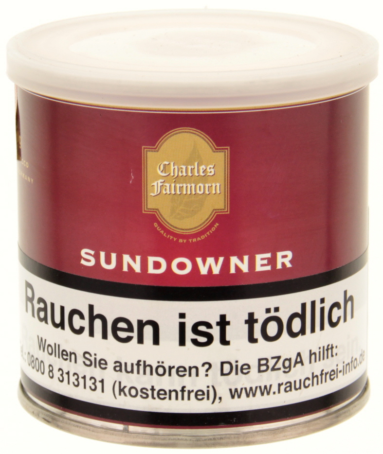 charles fairmorn tobacco Charles Fairmorn Pipe Tobacco Sundowner 50g Dose