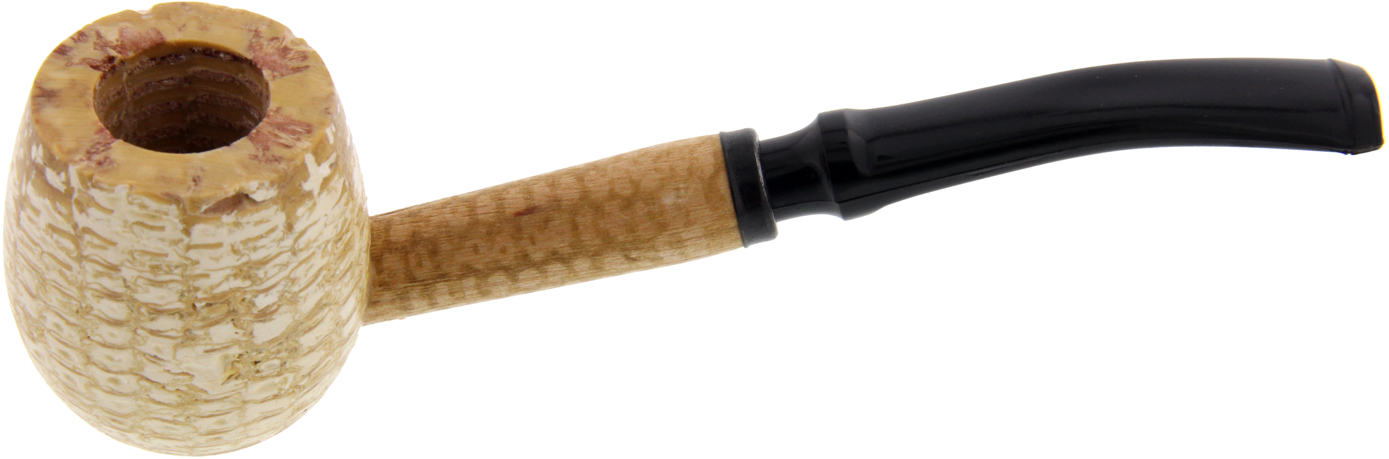 Missouri Meerschaum Corn Cob Apple Diplomat Bent (mit Filter