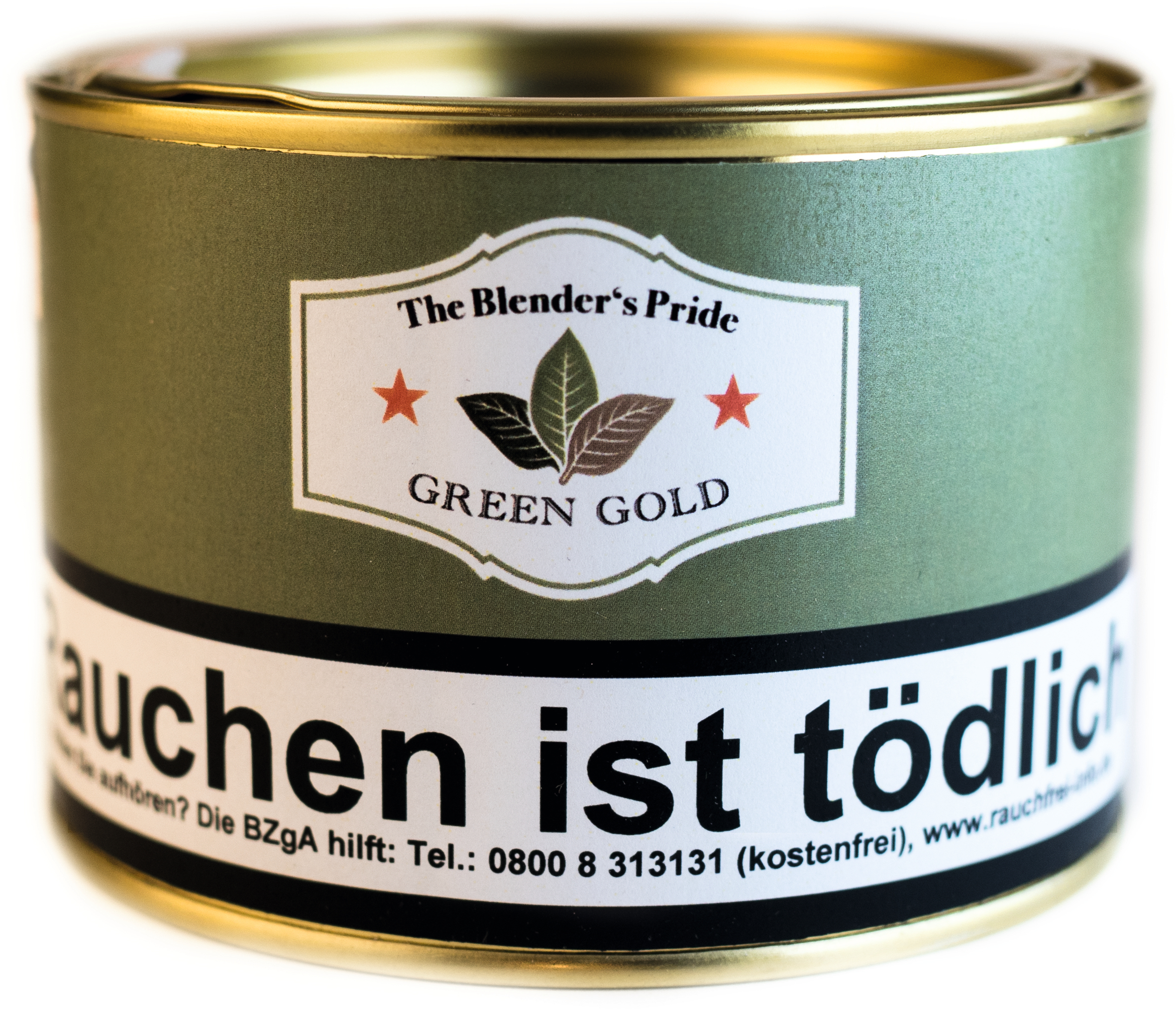 HU Tobacco The Blenders Pride Green Gold 100g Dose Cigarworld.de