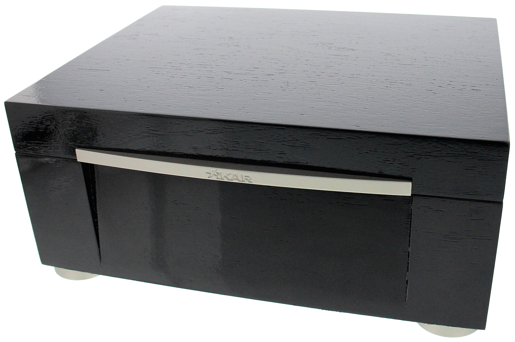 Xikar Humidore HP schwarz (675BK) mit LEDLeiste Cigarworld.de Zigarrenzubehör Humidor