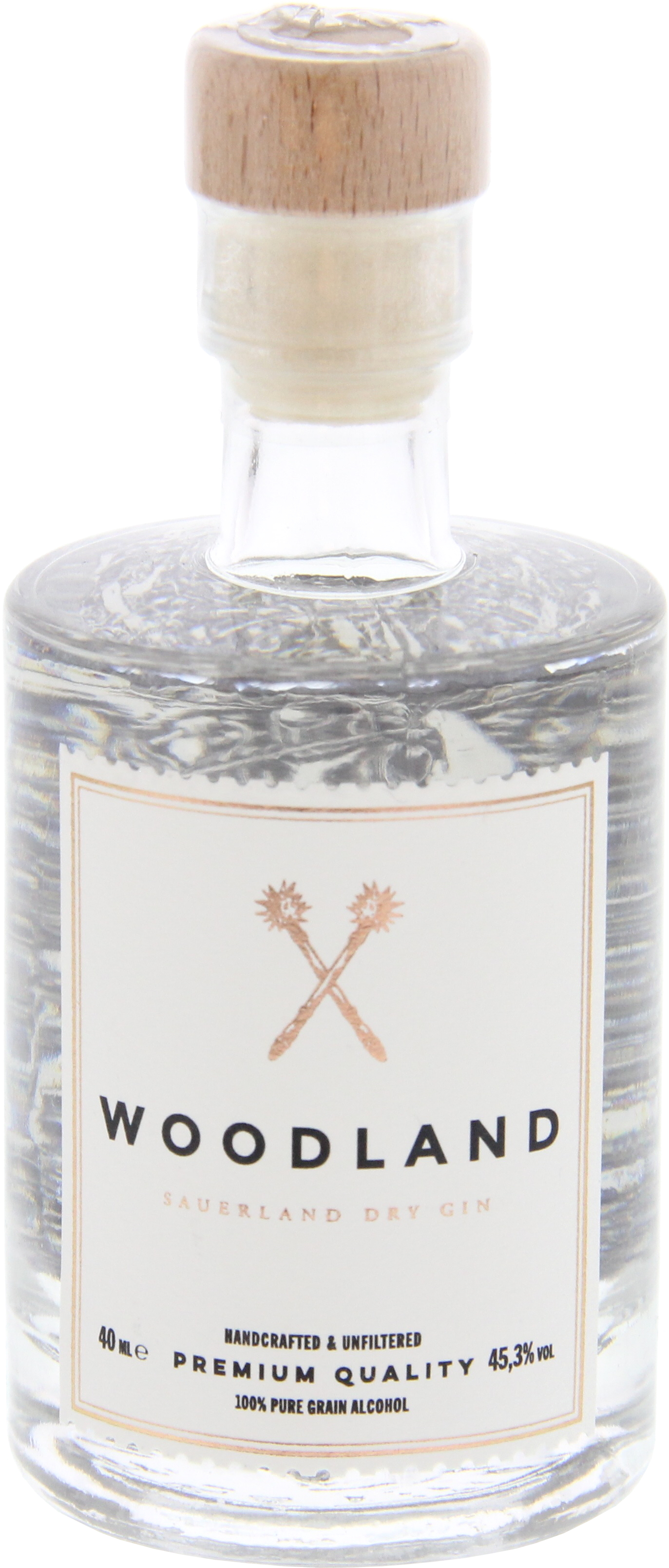 Woodland Gin Sauerland Dry Gin 40 ml | Cigarworld.de Edles Gin