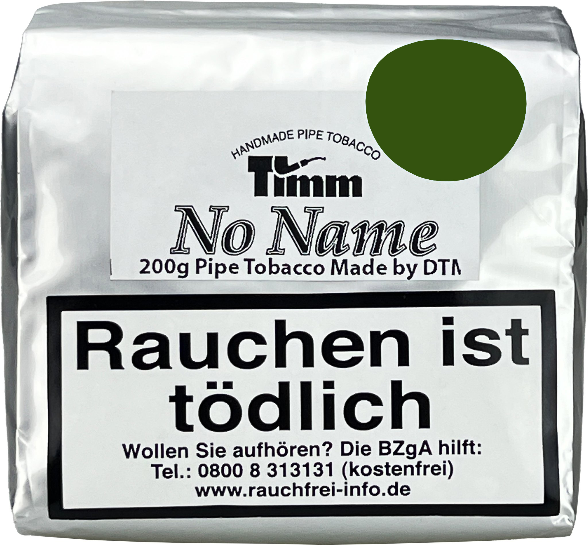 Dan Tobacco Timm No Name grün 200g Pouch Cigarworld.de Pfeifentabak
