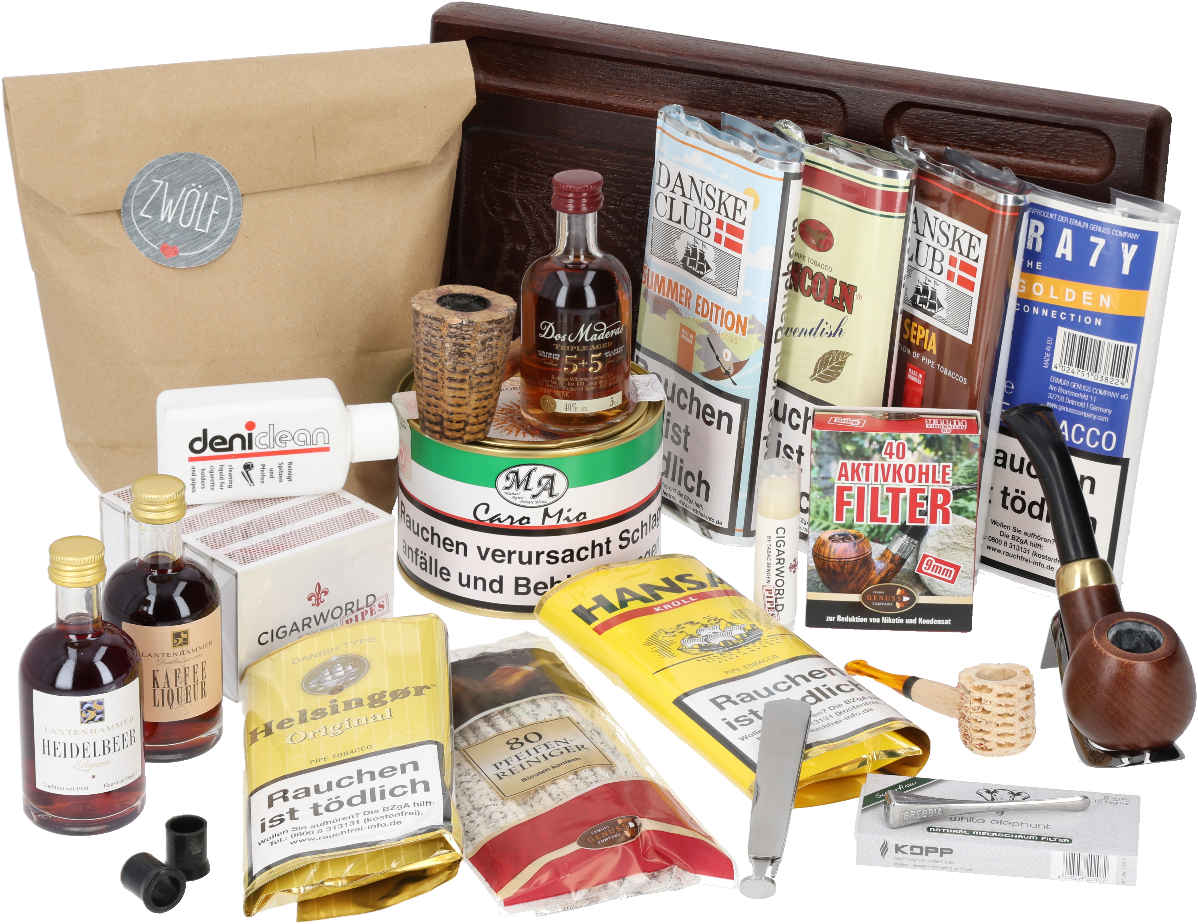 pipe tobacco advent calendar CIGARWORLD PIPES Pipes 2025 accessories Gift idea Smoking Pipe Tobacco - Seed