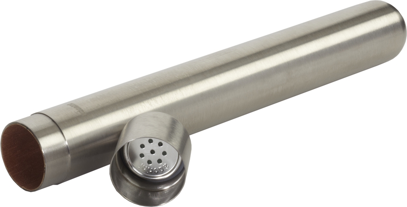Einzelnes Zigarrenetui Aus Metall – 180 Mm, Edelstahl, Feuchtigkeitsbewahrend Für Unterwegs