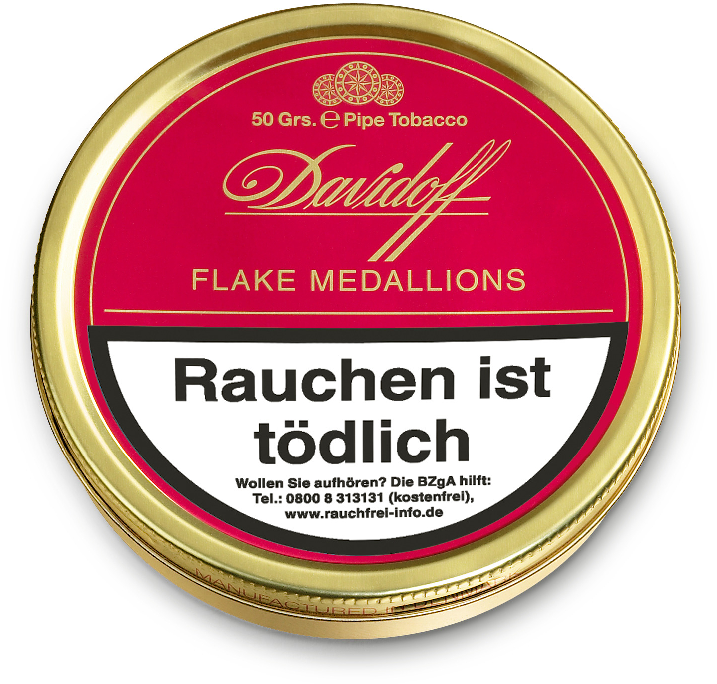 Davidoff Pipe Tobacco Flake Medallions 50g Dose