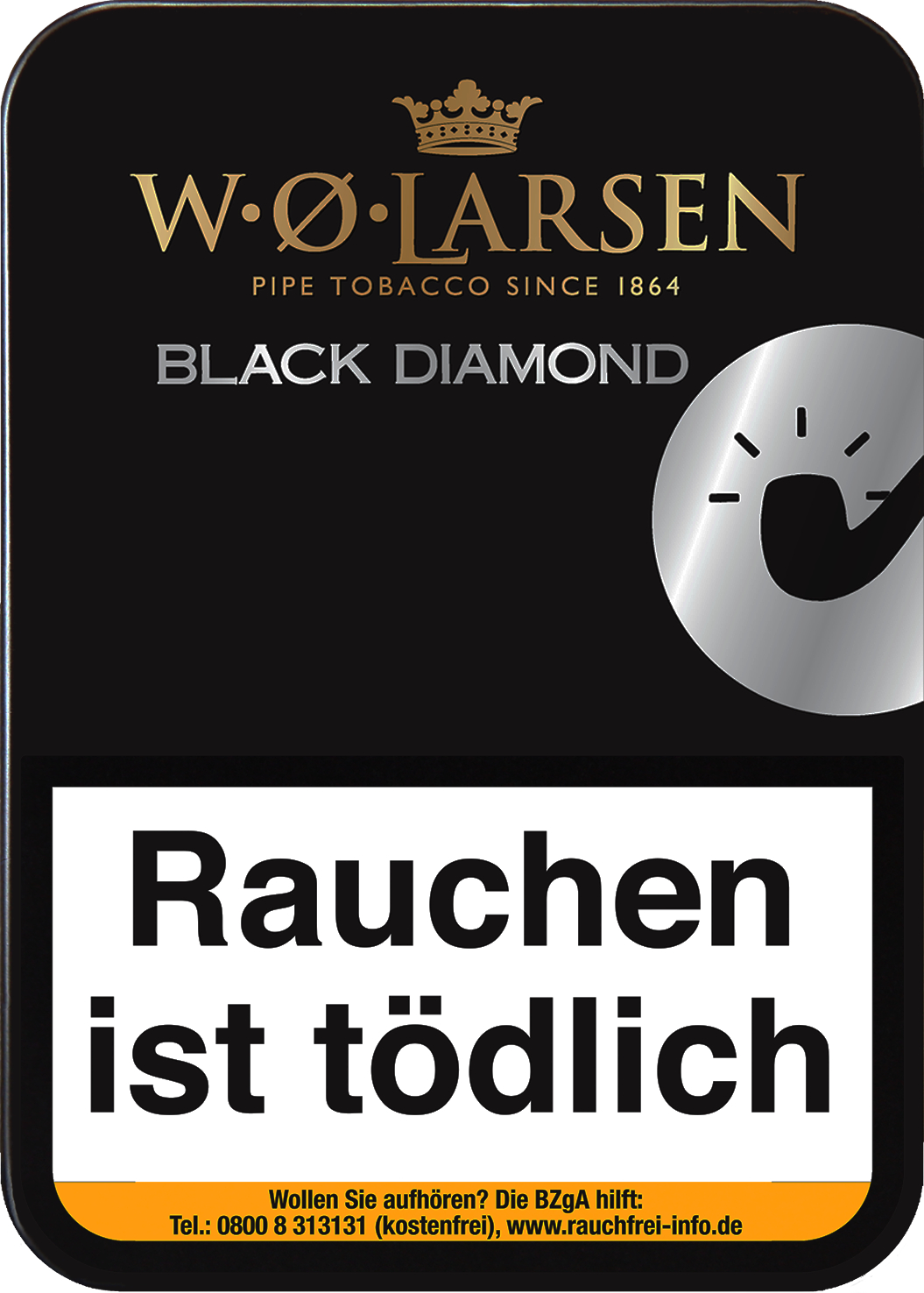 black diamond tobacco W.O. Larsen Pipe 100g Dose Tobacco Pipe tobacco Buy Diamond Crown Black Diamond