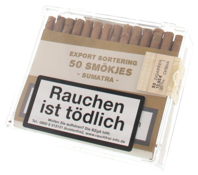 Holländische Export Sortering Deluxe Smökjes Sumatra 50er