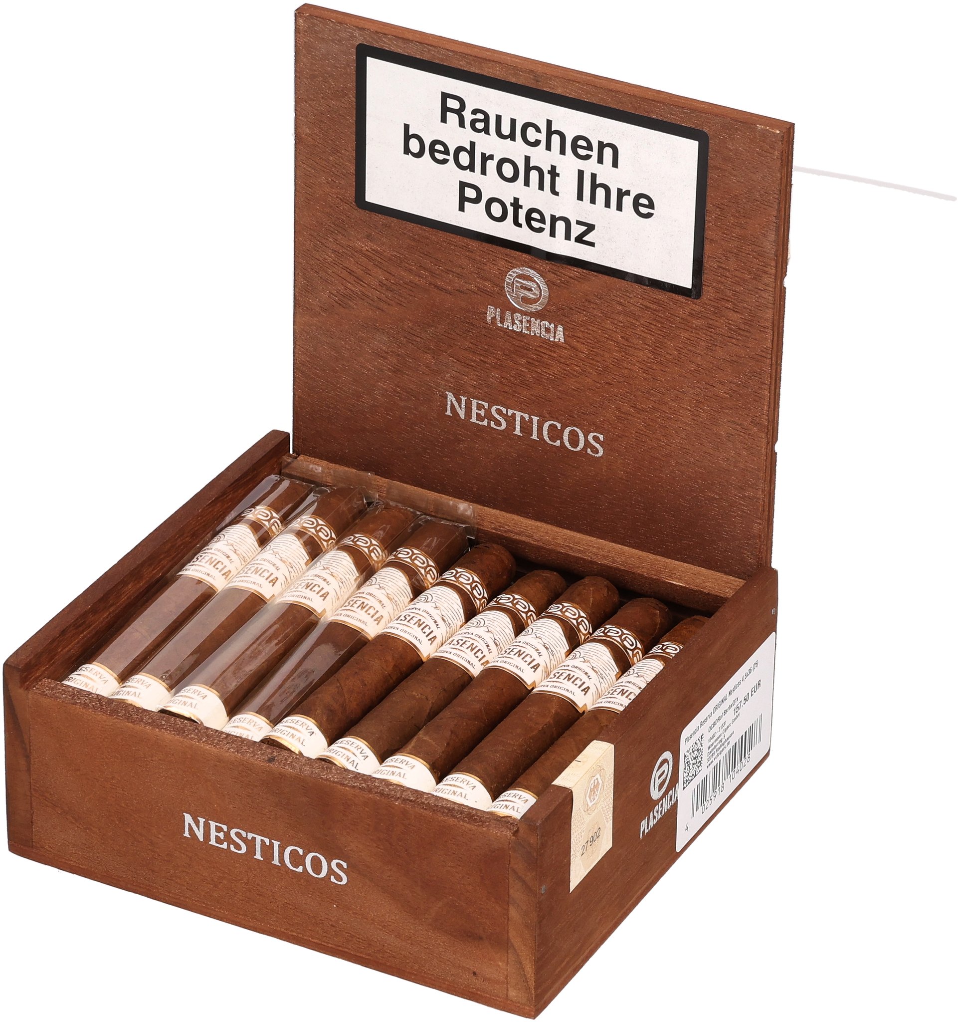 Plasencia Reserva Original Nesticos_Kiste Offen
