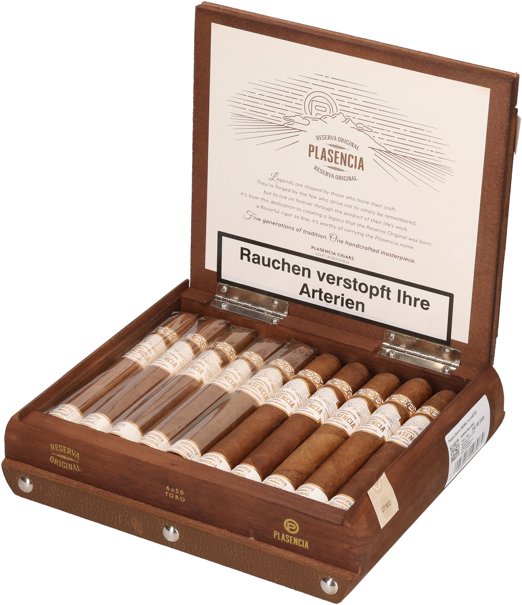 Plasencia Reserva Original Toro_Kiste Offen
