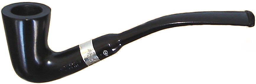 Peterson CALABASH Ebony - Silberband