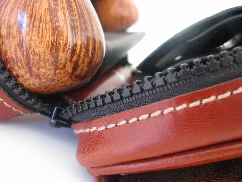 Martin Wess 118 Pfeifentaschen P 9 Pfeifentasche für 2 Pfeifen Detailbild