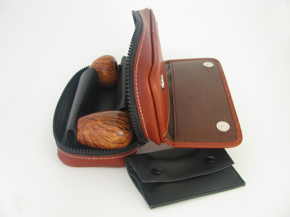 Martin Wess 118 Pfeifentaschen P 9 Pfeifentasche für 2 Pfeifen Detailbild