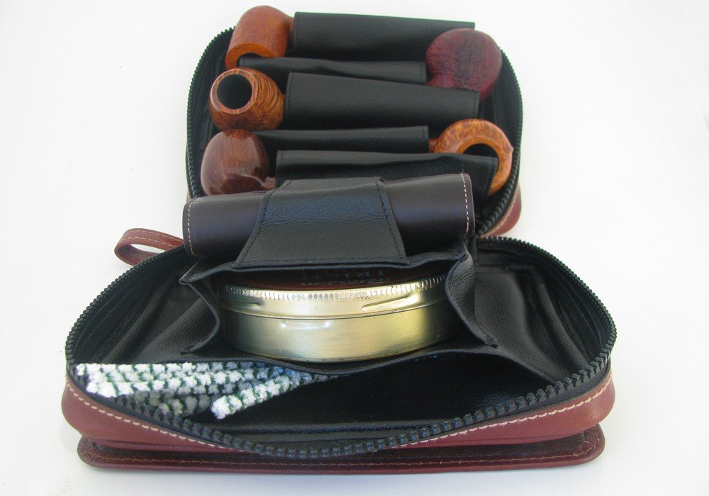Martin Wess 118 Pfeifentaschen P 45 Pfeifentasche für 5 Pfeifen Detailbild