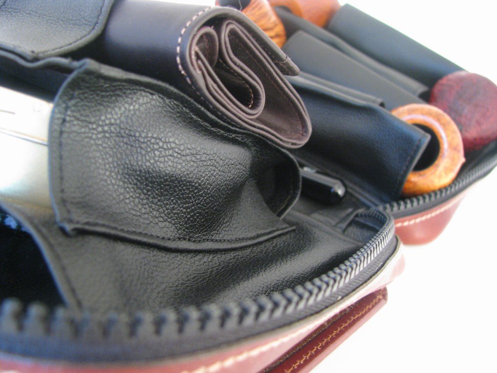 Martin Wess 118 Pfeifentaschen P 45 Pfeifentasche für 5 Pfeifen Detailbild