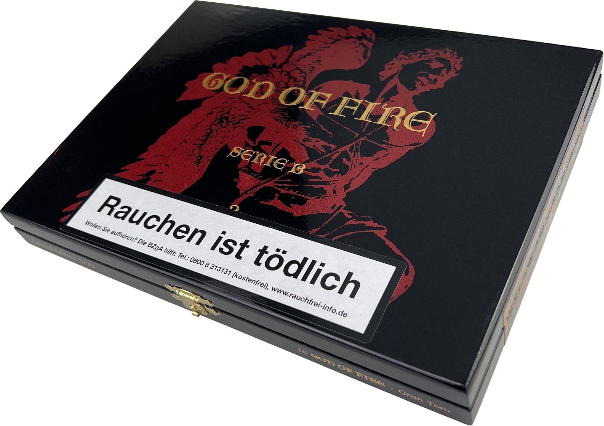 God of Fire by Arturo Fuente Serie B Gran Toro Kiste