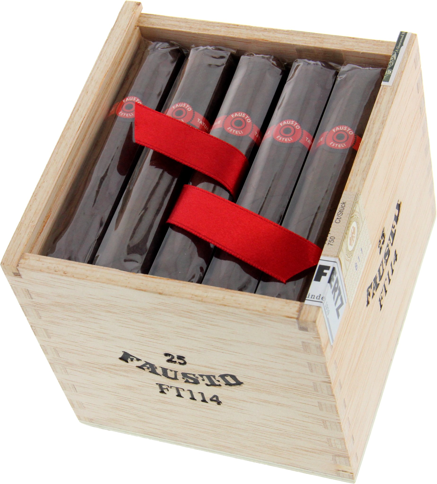 Tatuaje Fausto FT 114 (Short Robusto) Kiste offen