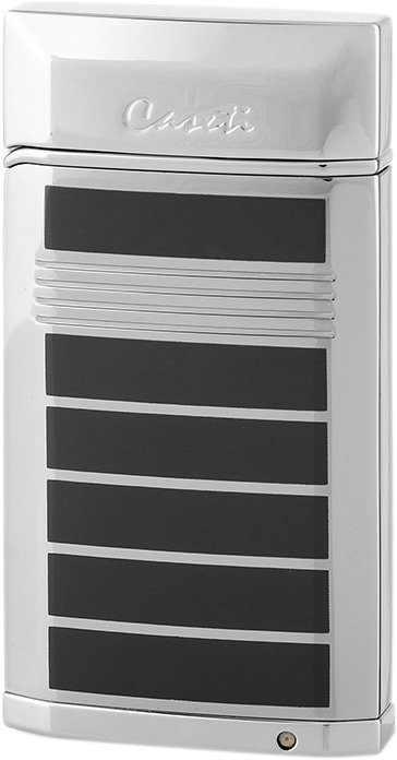 Caseti Paris Jetflame Feuerzeug Tours chrom-schwarz (281242)