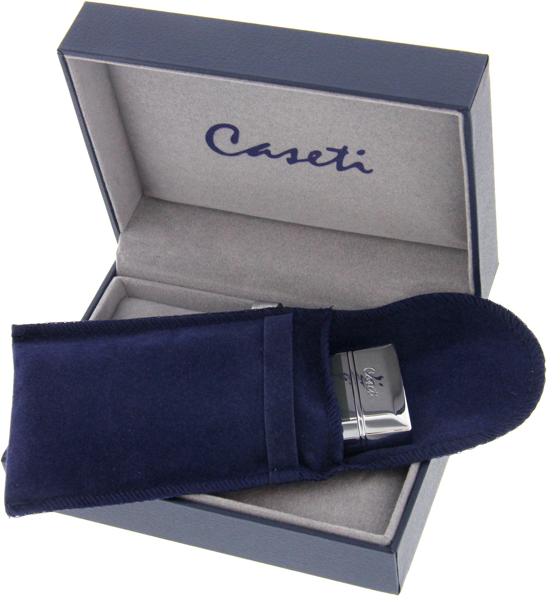 Caseti Paris Jetflame Feuerzeug Tours chrom-schwarz (281242) Detailbild 2